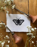 Mini A7 Butterfly Lino Print