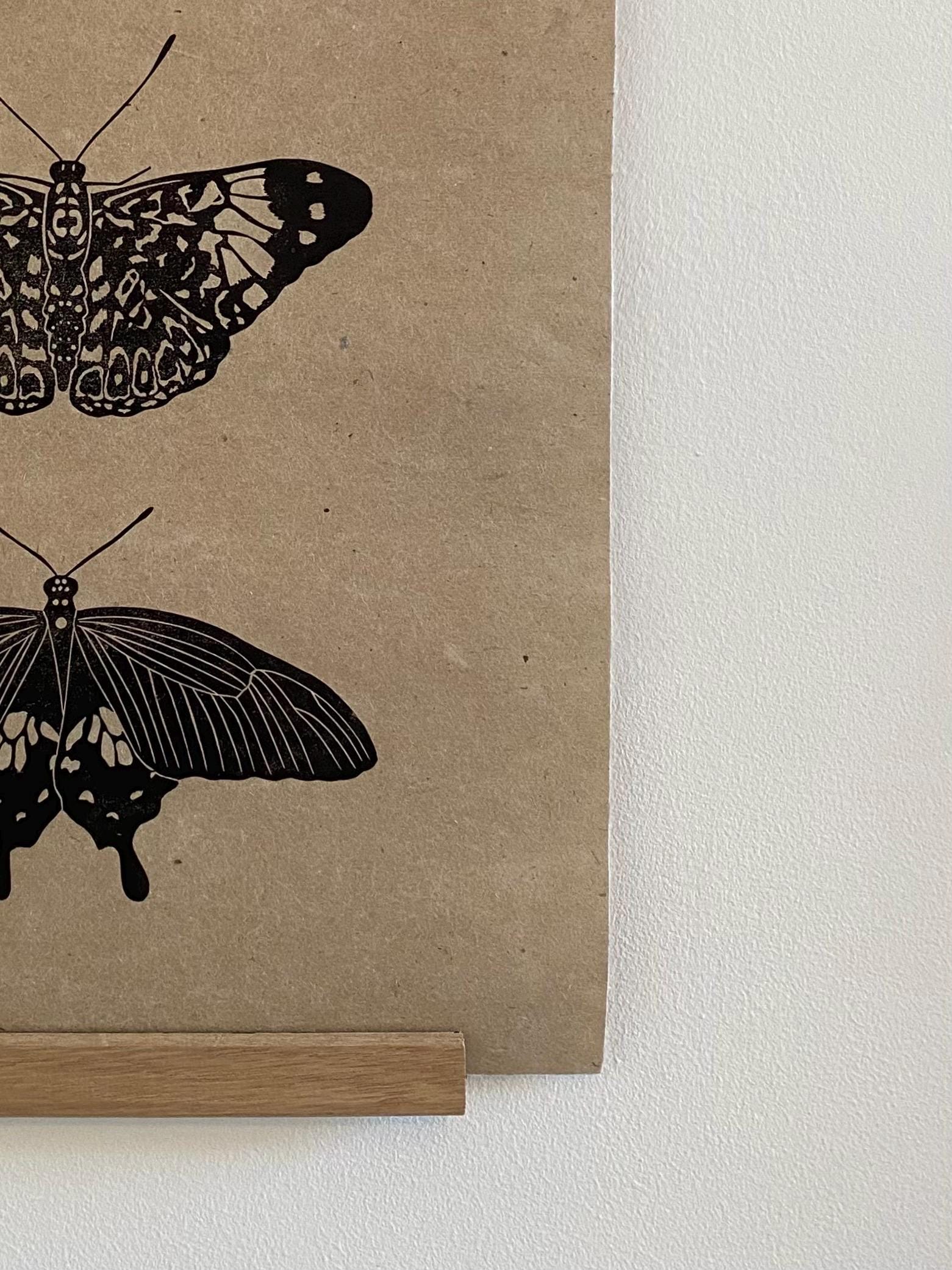 Butterfly Collection A3 Lino Print