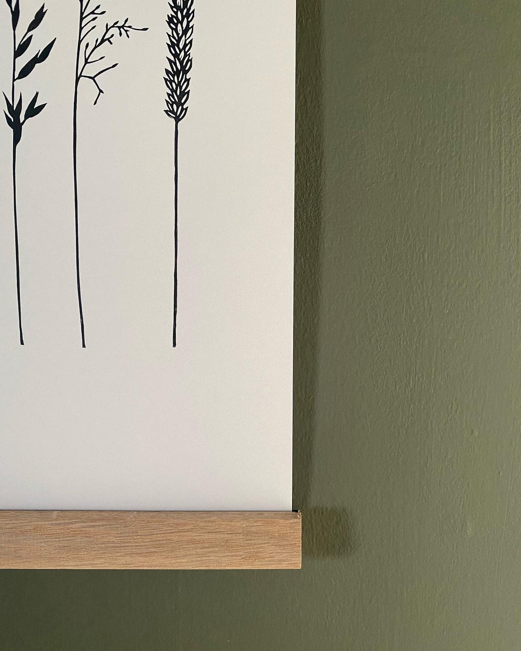 Limited Edition Wild Grass Collection A4 Lino Print